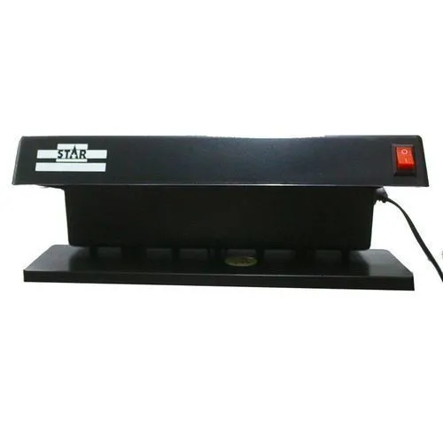 Electronic Fake Currency Detector - Black