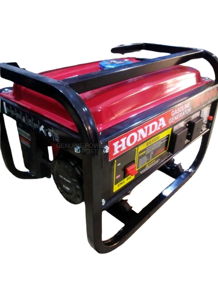 Honda 4000-DA 3500VA Petrol Generator - Portable Gasoline Generator with Key & Manual Start