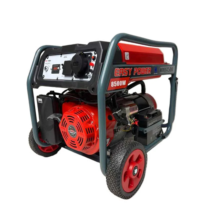 Easy Power 8500W Portable Petrol Generator with Electric Start & Wheels KM14500