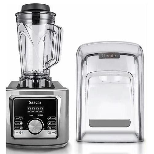 4L Saachi Commercial Silent Blender With Ice Crusher - clear