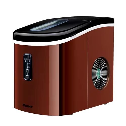 Hoffmans 2.2 Litres Ice Maker Portable Ice Maker Home Small Mini Commercial Milk Tea Shop Round Ice Cube Maker