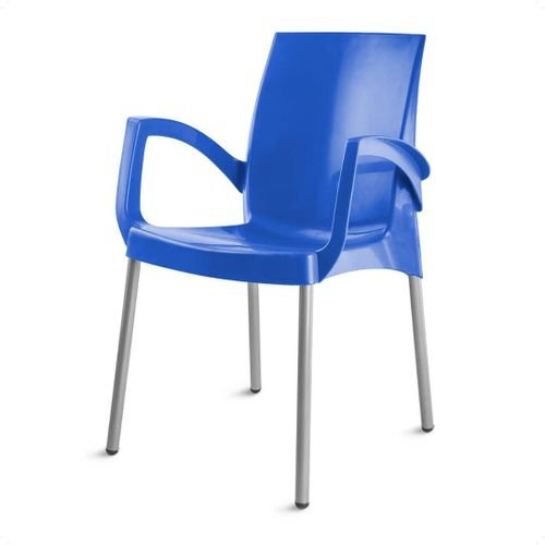 Unique Portable Plastic Chair -Blue