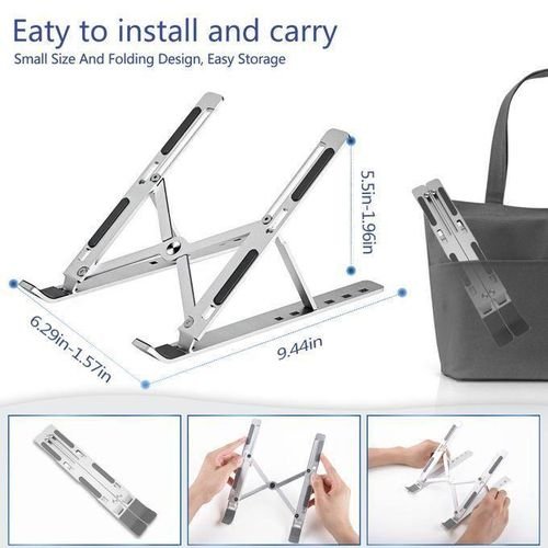 Metal Foldable Adjustable Stand For Laptops