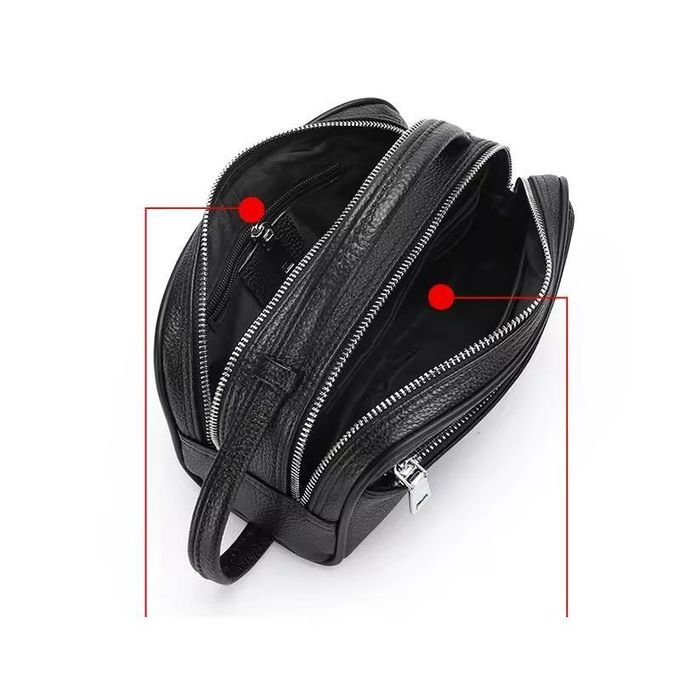 Unisex Crutch Bag For Multiple Purposes - Black