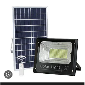 200W Solar Street Light Floodlight Outdoor with Remote Control