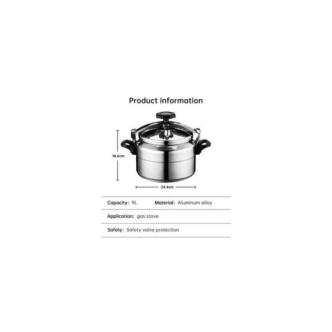 Kaisa Villa 9L Pressure Cooker - Silver