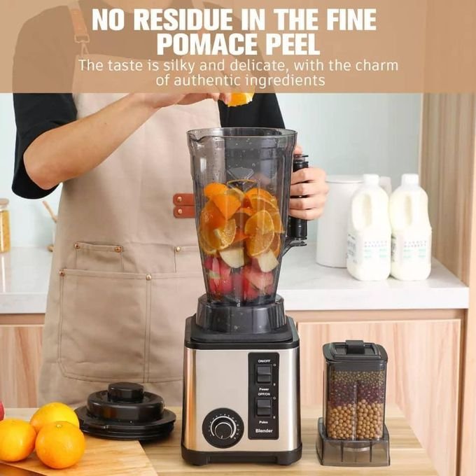 3 Liters Heavy-Duty Electric Plastic Commercial Blender with Big & Small Jar – Multicolour