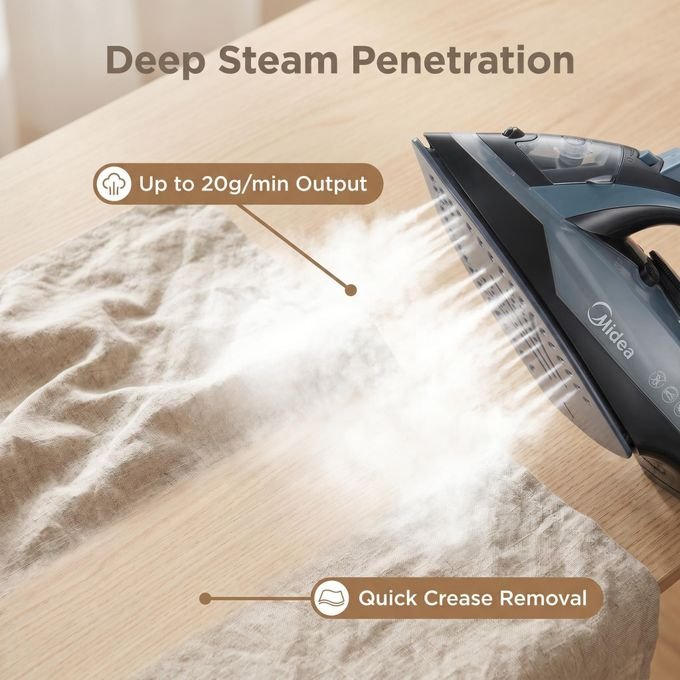 Midea Electric Steam Iron -2400W - Grey