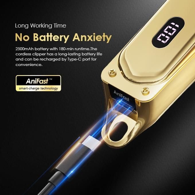 Oraimo Smart Clipper 2 Professional Hair Clipper Rechargeable Gold 365-day Warranty