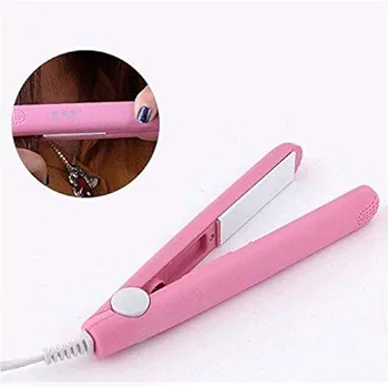 Mini Portable Hair Straightener Curling Iron- Multicolor