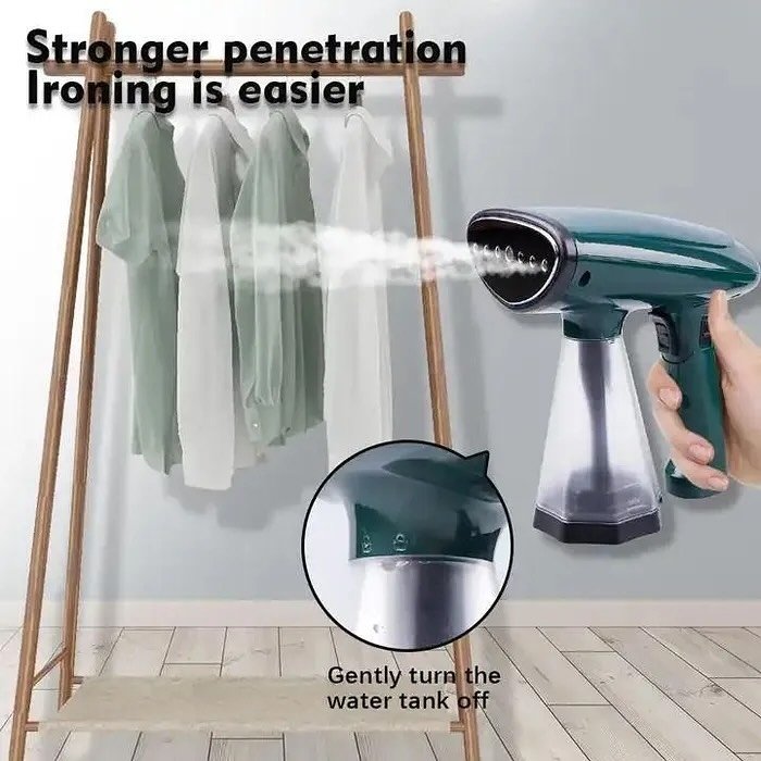 Portable Handheld Travel Garment Steamer Iron For All Fabrics-Multicolours