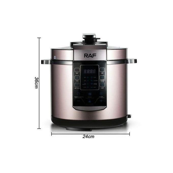 RAF Smart Digital Electric Pressure Cooker / Multi-Cooker (6Litres) - Multicolor