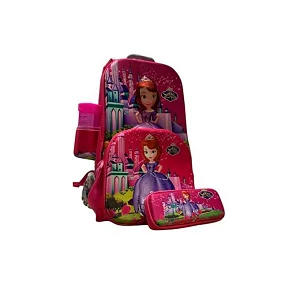 Kids Character Trolley School Bag Set