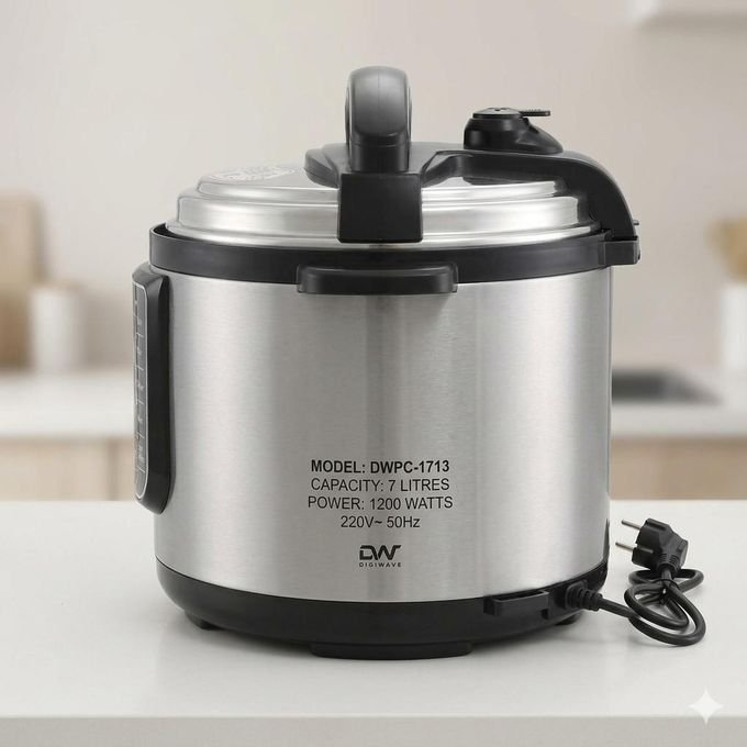 Digiwave DWPC-1713 7 Litre Pressure Cooker with 1 Year Warranty