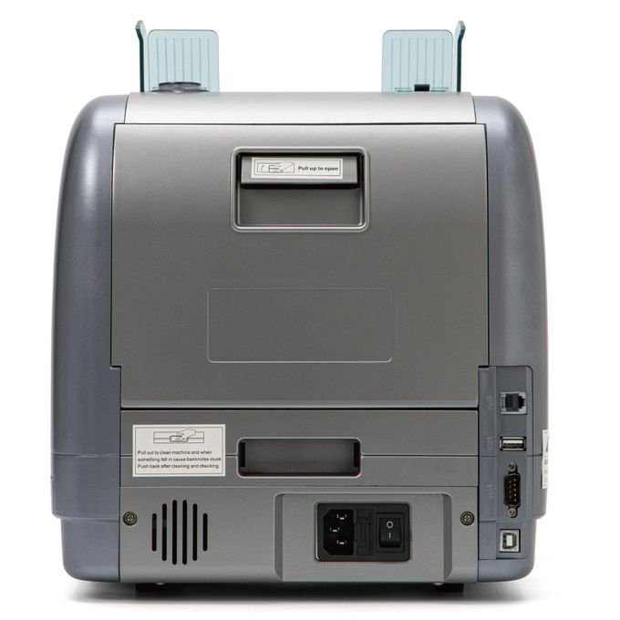 Banknote Counter and Sorting Money Counting Machine with 4.3” Touch Screen, UV/MG/IR Detection, Dual CIS Sensors – Gray