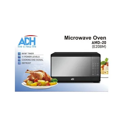ADH 20 Litres Digital Microwave Oven - Silver(1YR WRNTY)