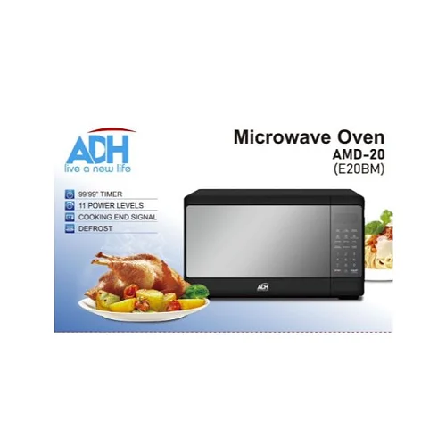 ADH 20 Litres Digital Microwave Oven - Silver(1YR WRNTY)