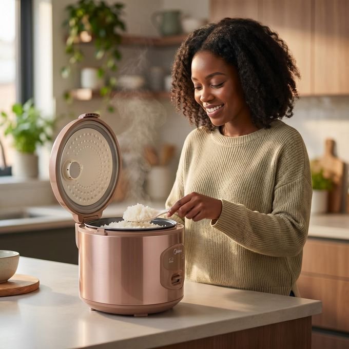Midea Rice Cooker 1L- Brown