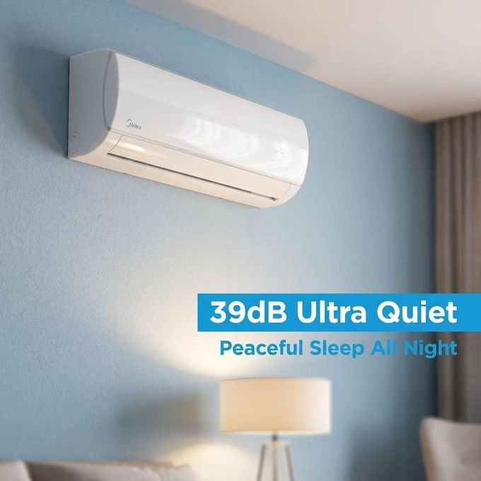 Midea 9,000 BTU Mini Split  Inverter Air Conditioner/Heating System - White
