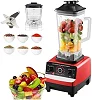 Heavy-Duty Commercial Blender & Grinder – 2-in-1 Juicer Mixer with Stainless Steel Blades