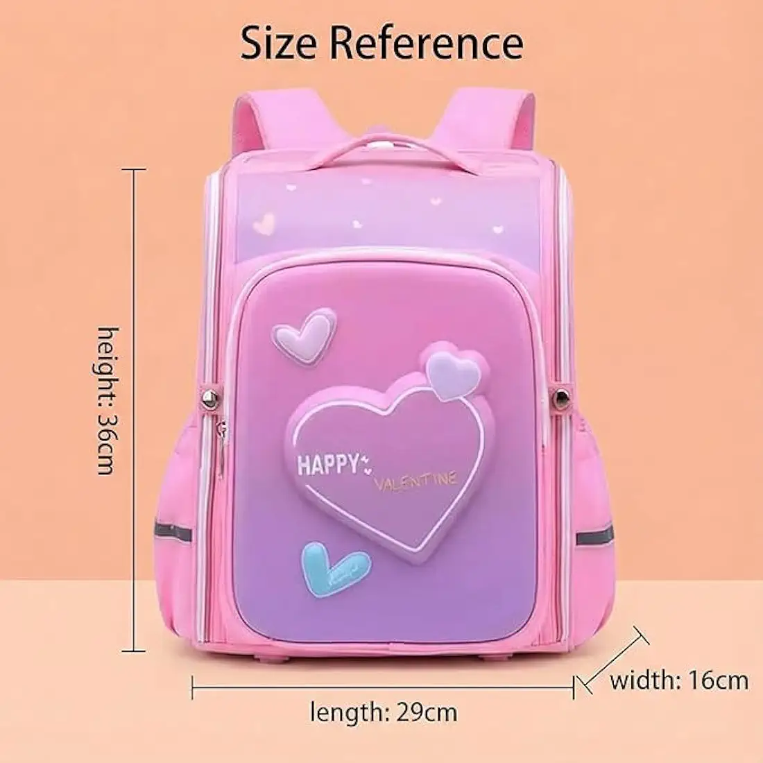 Backpack for 5-12 Years Girl Stylish Durable Water-Resistant Backpack  School Bags