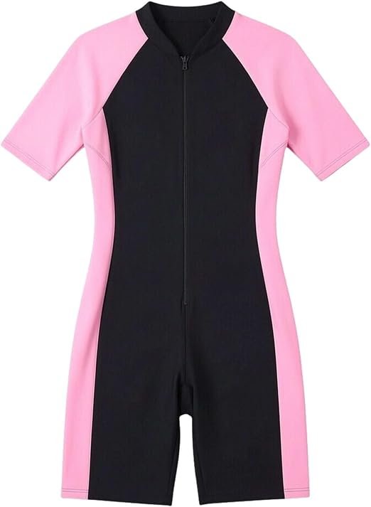 Women's One-Piece V-Neck Swimsuit - Swimwear(18–30 Years)
