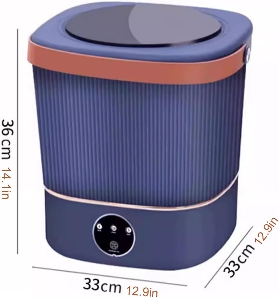Portable Washing Machine, Mini Washing Machine, 12L Small Washer with Spin Dryer