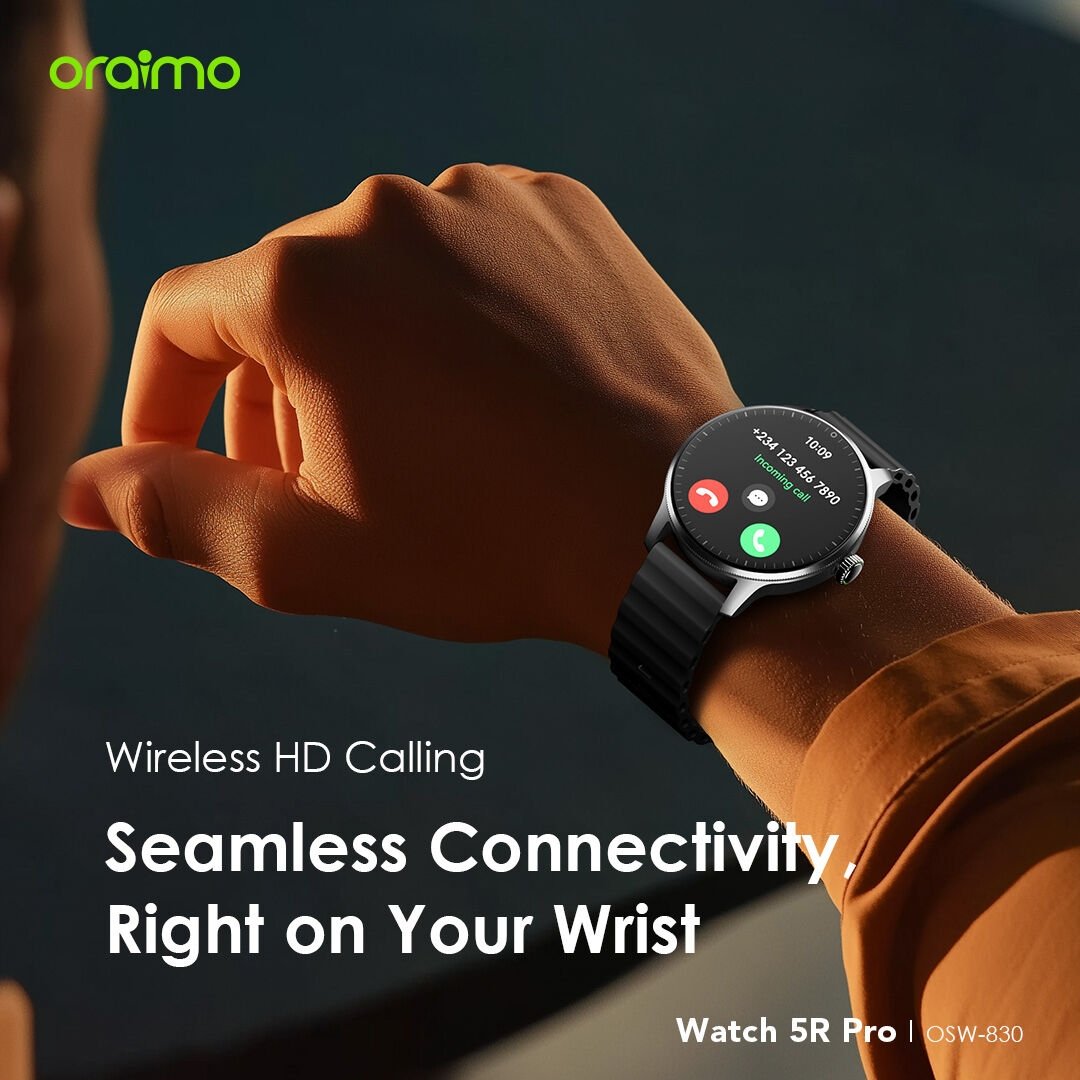 Oraimo Watch 5R Pro 1.43" AMOLED 2.5D Floating Interface IP68 Smart Watch Full Touch Screen