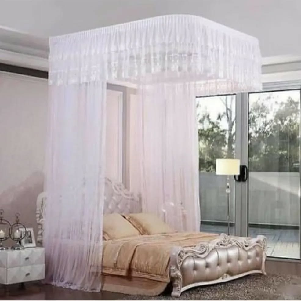 5x6 Wall mounted Mosquito Net- White