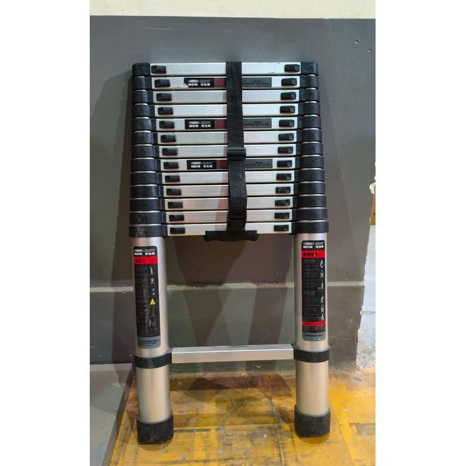 4.1m Aluminum Telescopic Extension Ladder – Multicolor