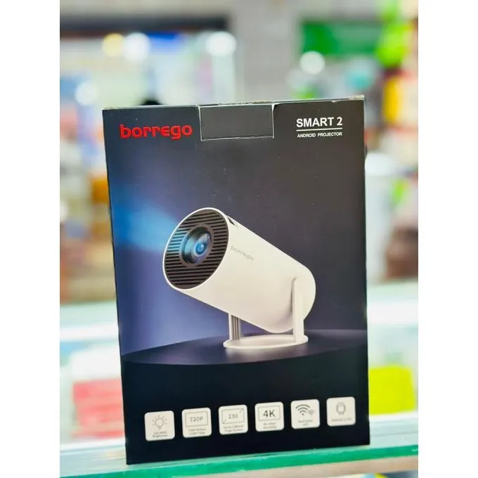 Borrego Smart2 WIFI +android Projector - White