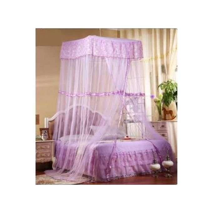6x6 Hanging Square Top Mosquito Net – Multi Colour