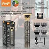 RAF Electric Cordless Beard Trimmer Hair Clipper & Grooming Kit