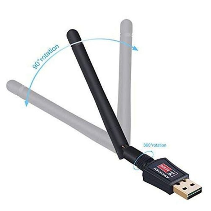 600Mbps USB WiFi Receiver for Desktop and Laptop Computers