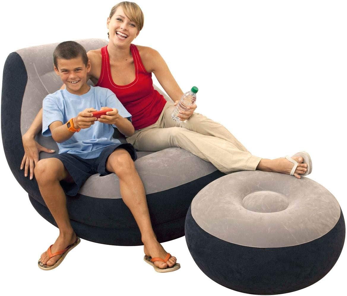 Intex Inflatable Air Chair With Footrest With Pump