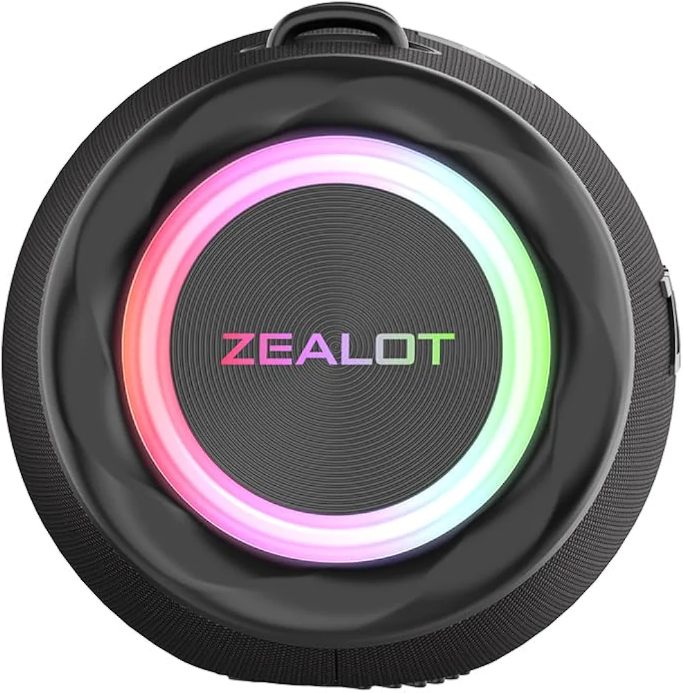 ZEALOT S87 Bluetooth Speaker, 80W Portable Loudspeaker with Deep Bass, IPX6 Waterproof