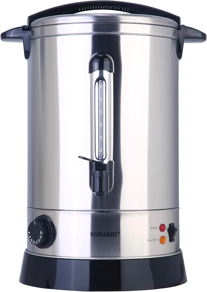 Sonashi 15L Electric Water Boiler - Silver