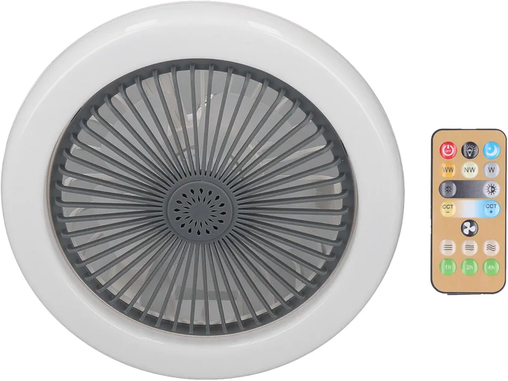 LED Fan light With Remote Control With Changing Colours