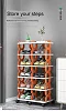 Portable Rotating Shoe Rack Stand Organizer  - 47x26x85.5 cm