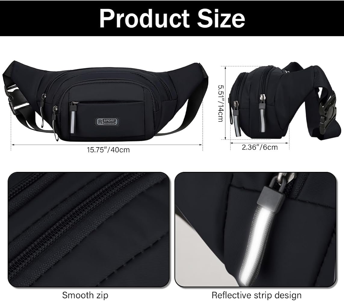 Body cross bag / waist bags - Black