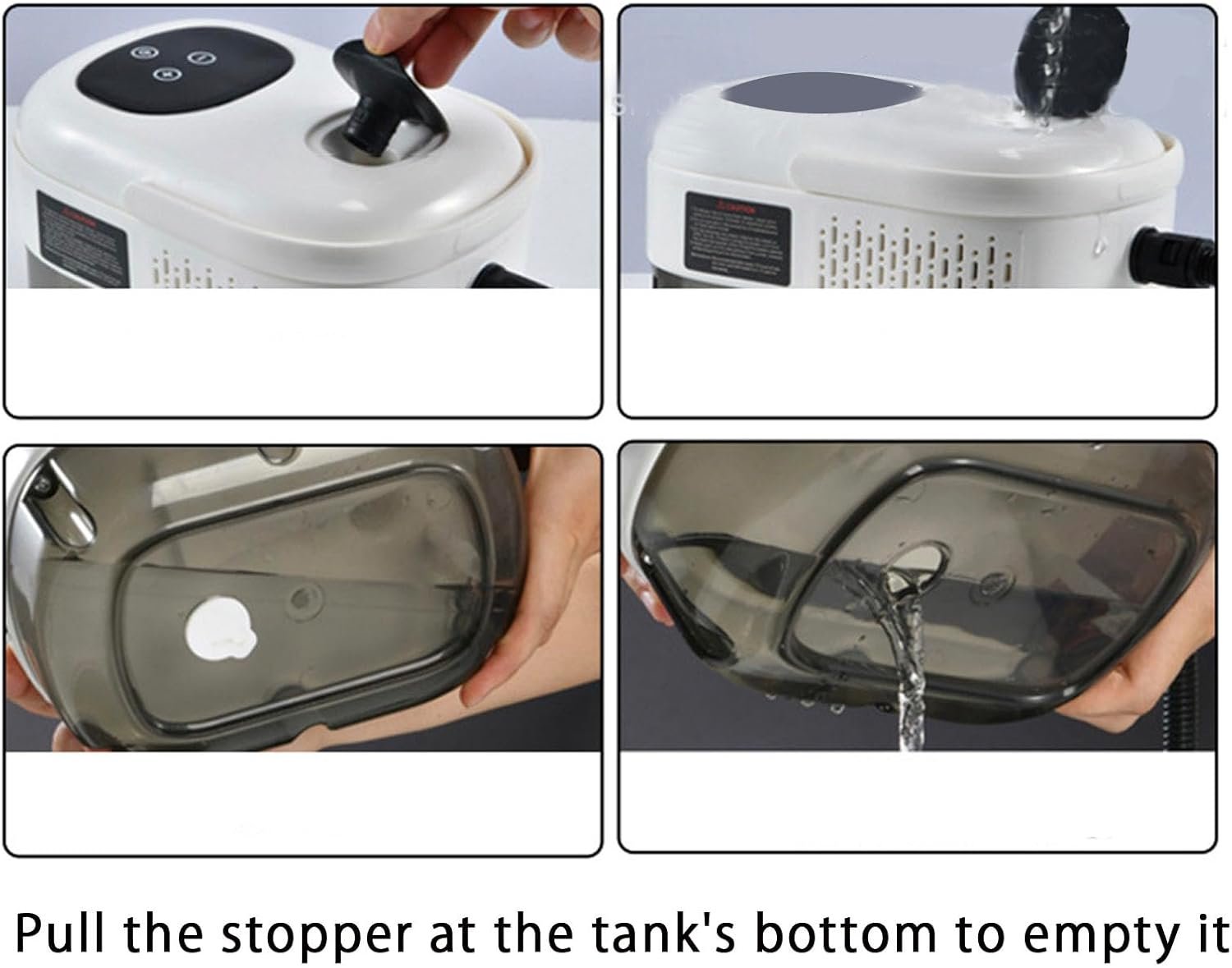 Steam Cleaner, High Pressure High-Temperature House Steamer, Multipurpose Handheld Steam Cleaning Machine - White