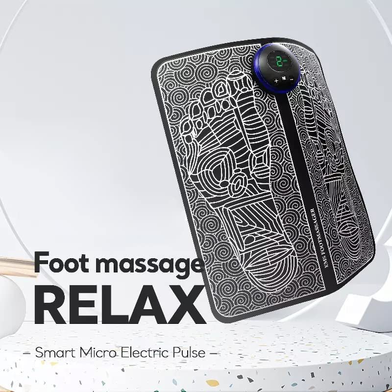 Portable Electric Foot Massager Mat – Foot Massage Pad for Relaxation at Home & Office