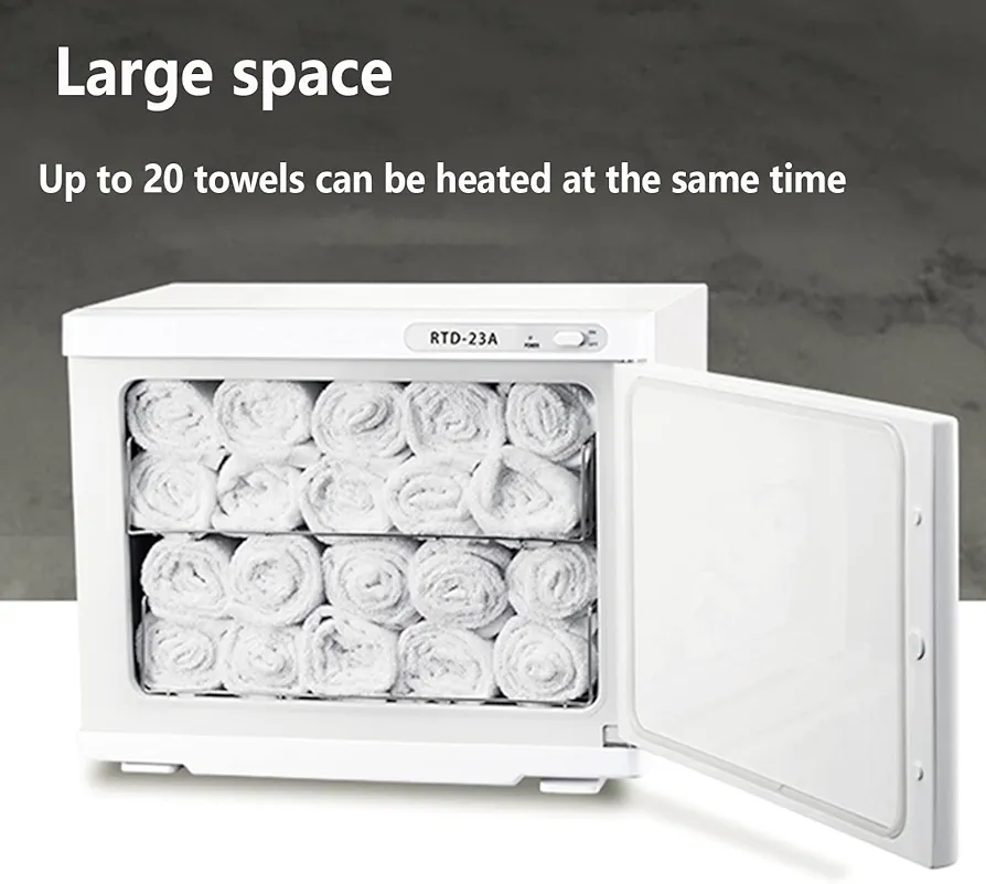 23L Hot Towel Warmer & UV Sanitiser Cabinet- White