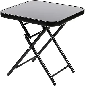 50cm Folding Drinks Side Table, Foldable Coffee Table