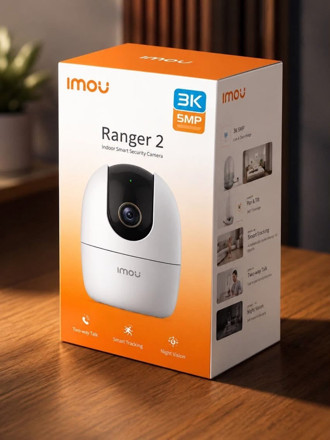 Imou Ranger 2 WiFi Indoor Smart Security Camera for Home & Office