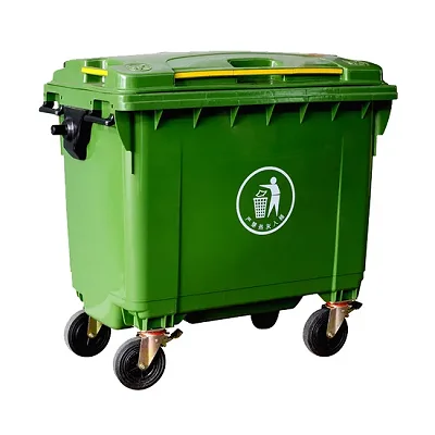 660L Large Plastic Recycling Waste Bin – Heavy Duty Garbage Container
