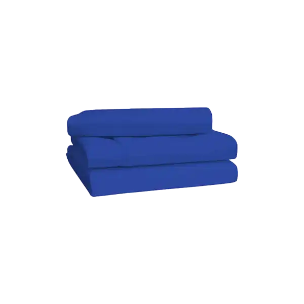 Premium 6x6 6 pcs Cotton Not-Fitted Bedsheets - Blue