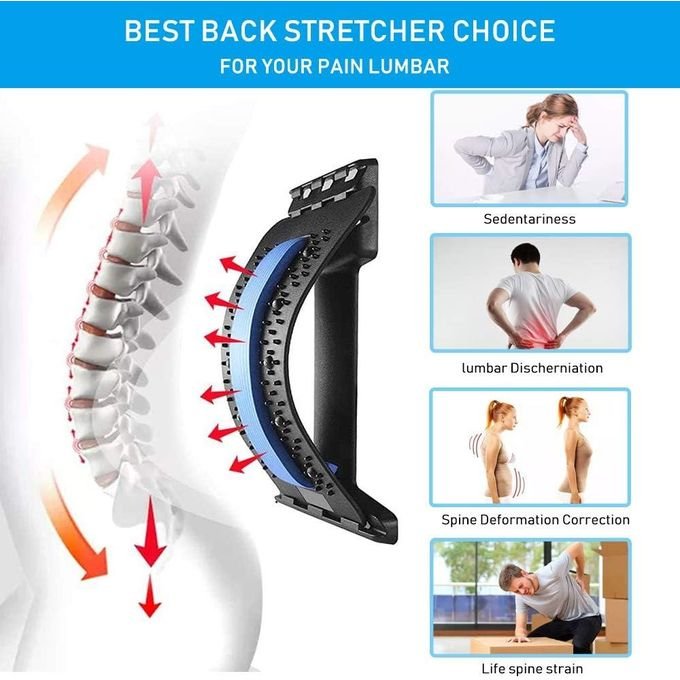Back Stretcher Multi-level Adjustable Back Massager