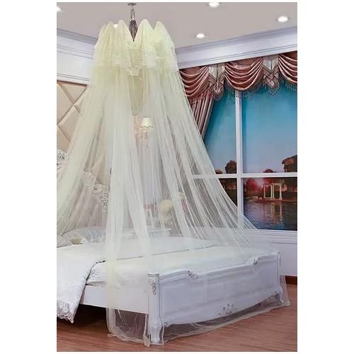 5x6 Umbrella Structure Canopy Bed Net-Cream