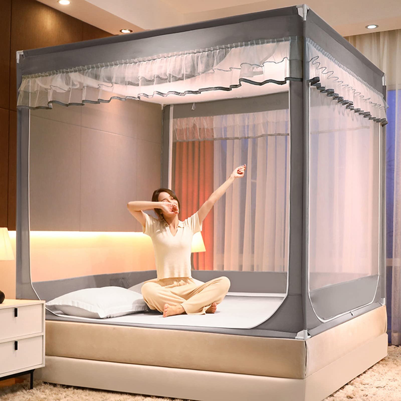 6x6 Tent Square  Mosquito Net - Multicolor Prints